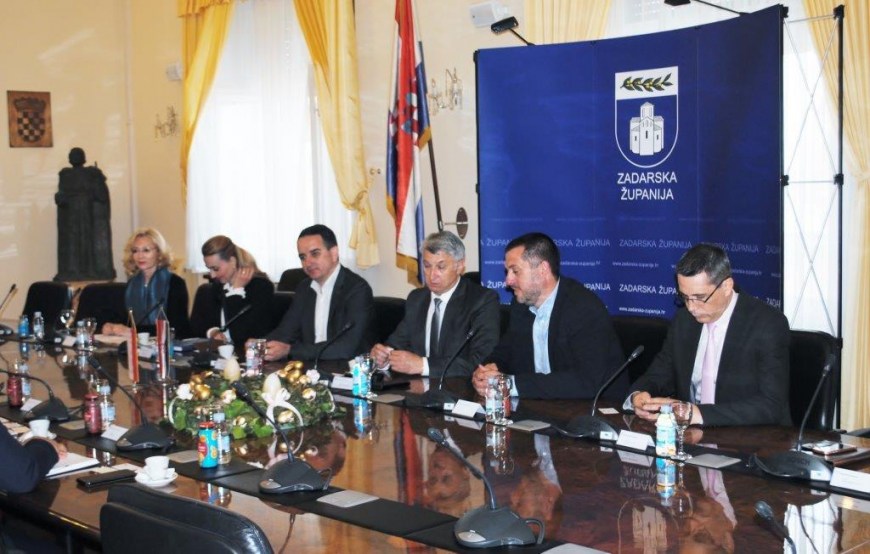 Župan Longin ugostio predstavnike partnerskih regija Zadarske županije