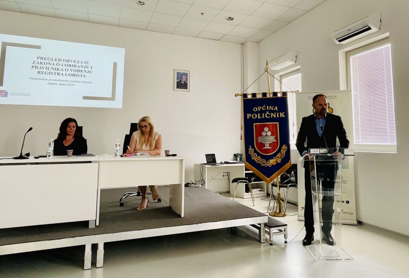 Održana edukacija obveznika u Zadarskoj županiji o sukobu interesa, imovinskim karticama i lobiranju