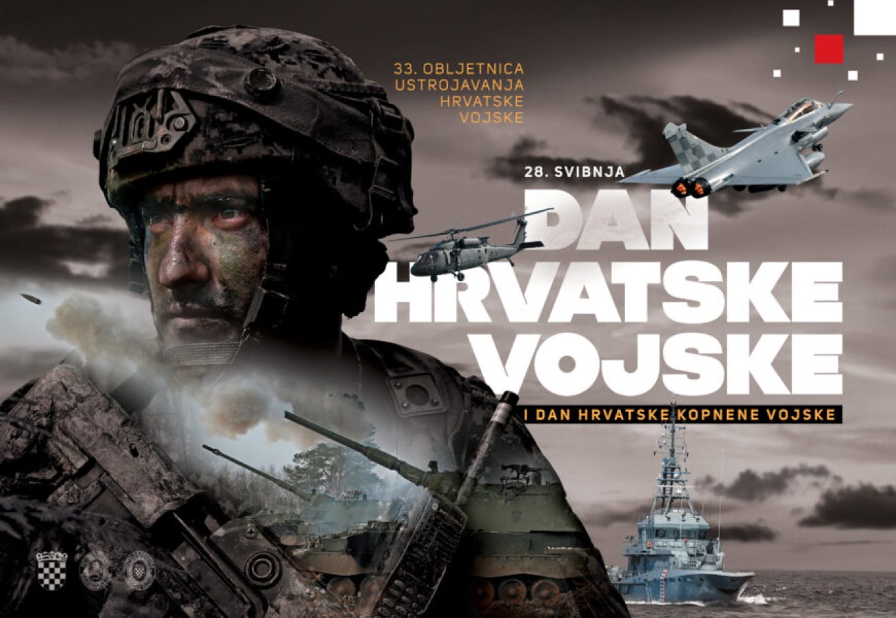 Svim pripadnicima i pripadnicama OSRH čestitamo Dan OSRH, Dan Hrvatske kopnene vojske i 33. Obljetnicu osnutka Hrvatske vojske