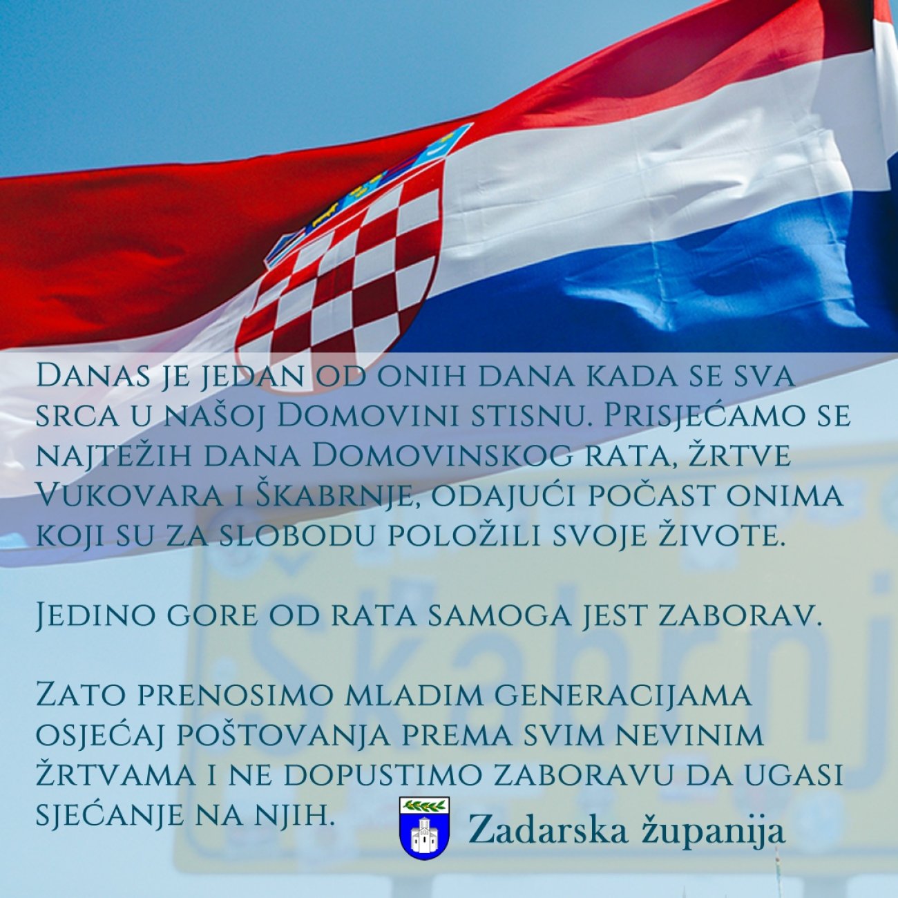 Dan sjećanja na žrtve Domovinskog rata i Dan sjećanja na žrtvu Vukovara i Škabrnje