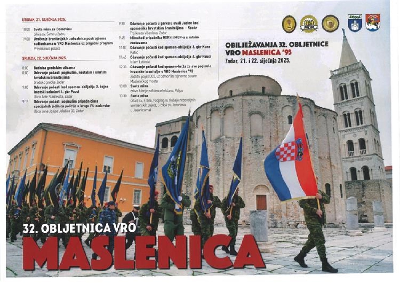 Obilježavanje 32. obljetnice VRO Maslenica