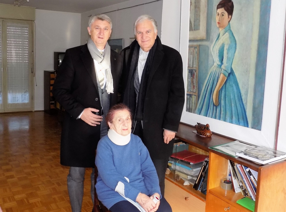 Župan Longin posjetio donatoricu Narodnog muzeja Anitu Tomljanović Šokčević