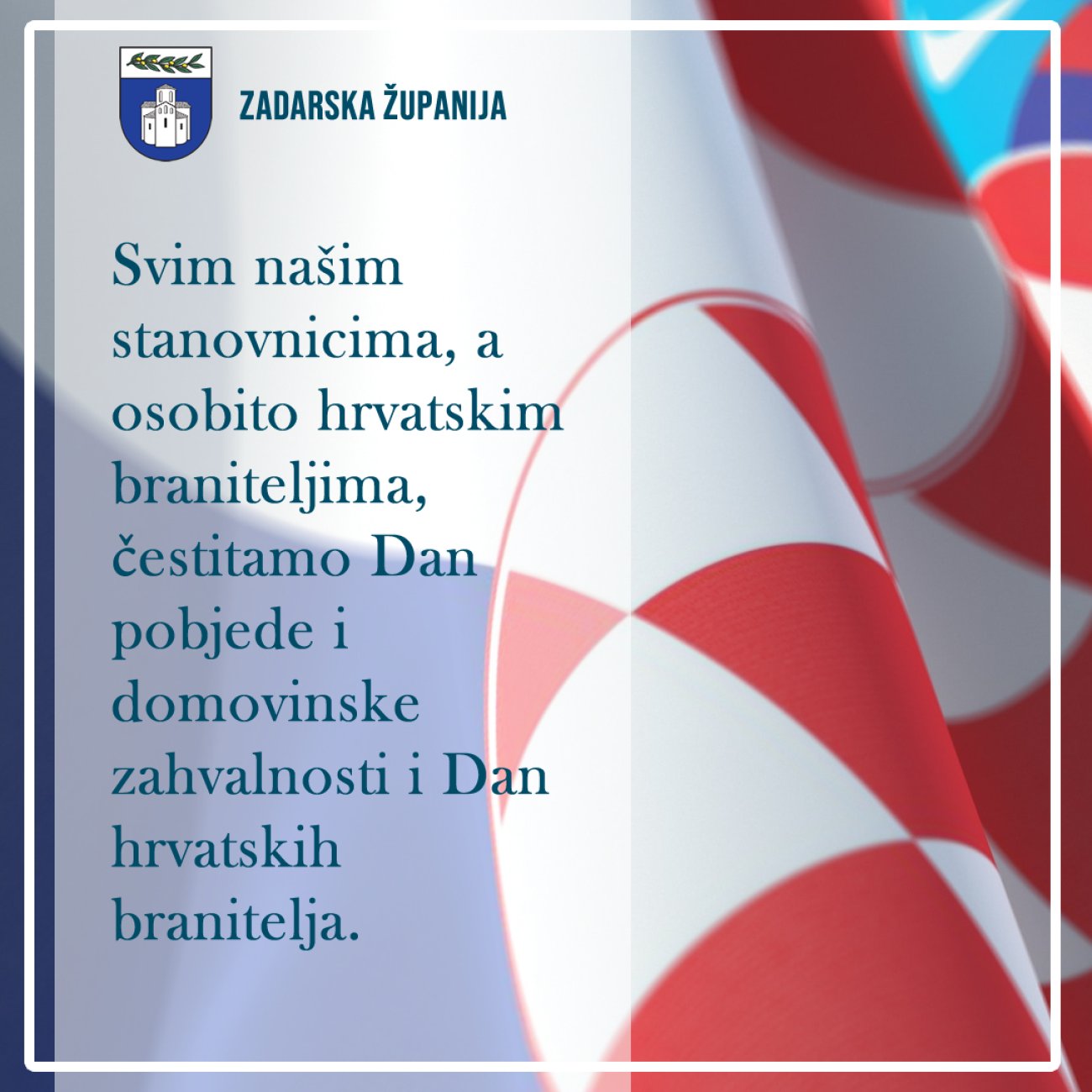 U Zadarskoj županiji brojnim događanjima obilježit će se Dan pobjede i 29. obljetnica VRO Oluja