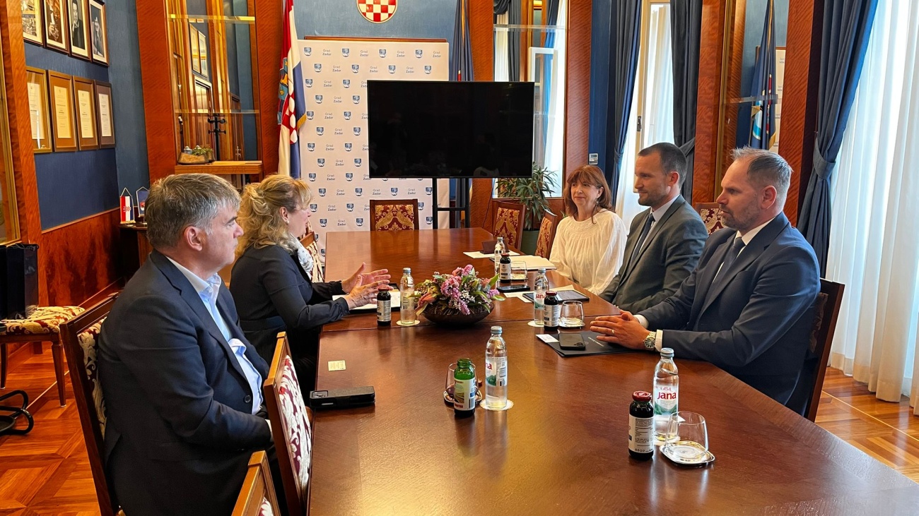 Veleposlanica Republike Slovačke u nastupnom posjetu Gradu Zadru i Zadarskoj županiji 
