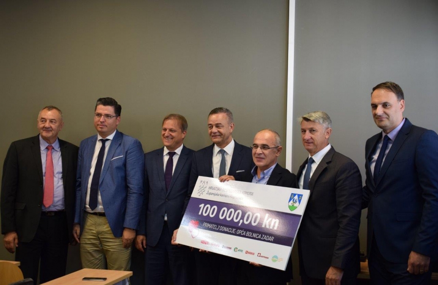 Gospodarstvenici  iz Koprivničko-križevačke županije OB Zadar donirali 100 tisuća kuna