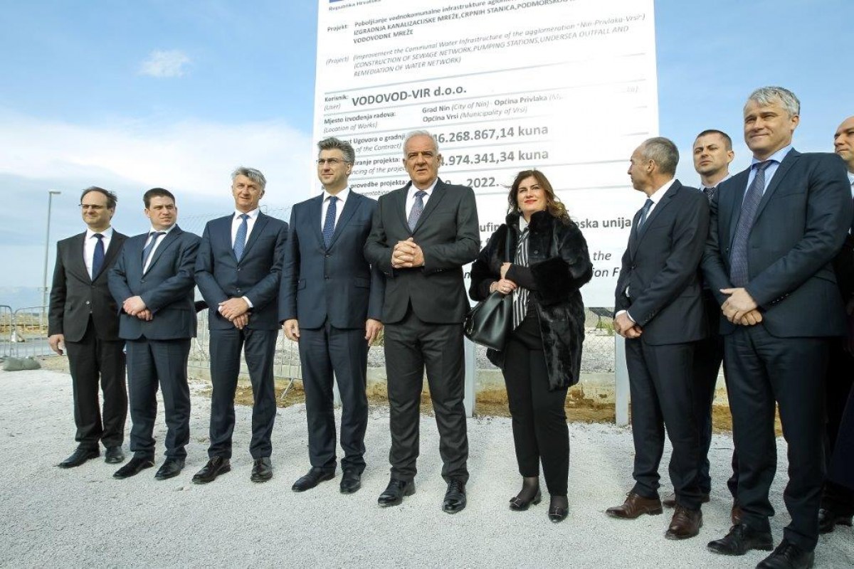 Plenković s ministrima obišao projekte u Ninu