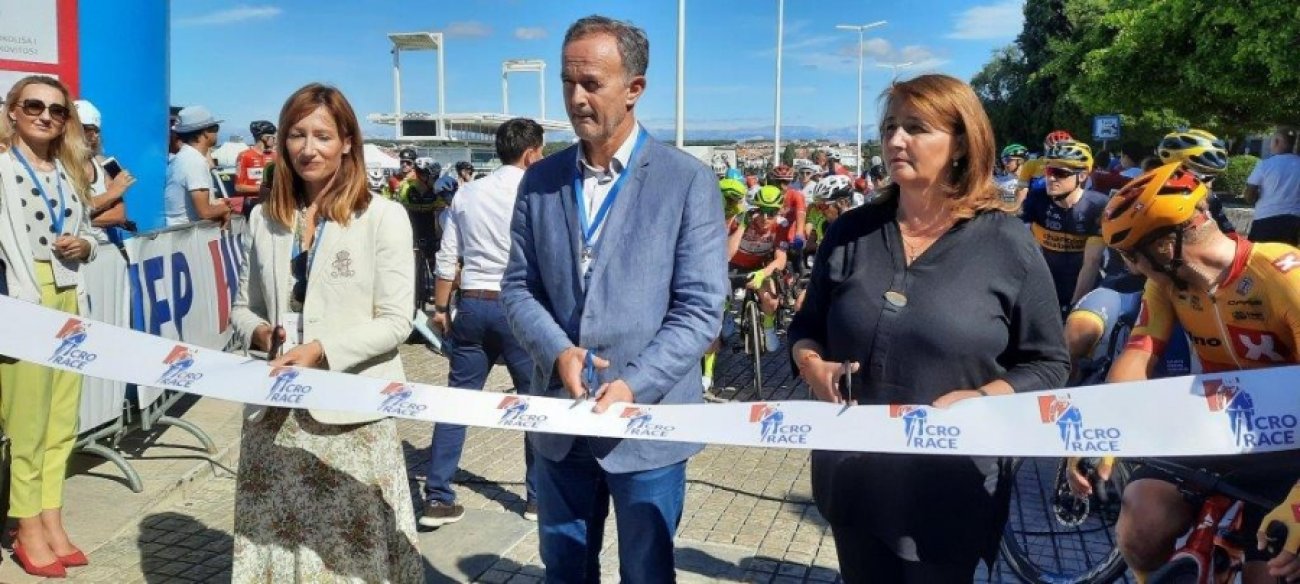 Međunarodna biciklistička utrka Cro Race 2021. – start 4. etape iz Zadra