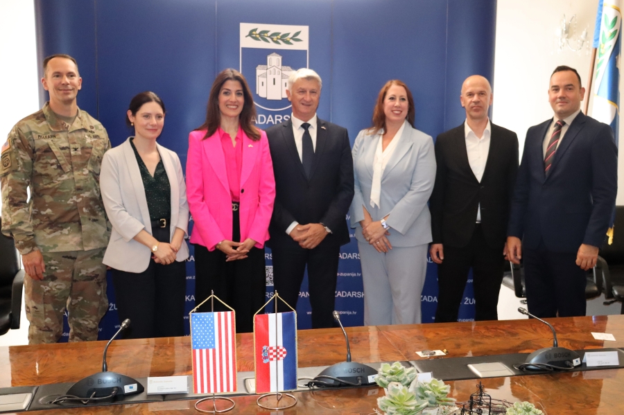 Veleposlanica Rayes u nastupnom posjetu Zadarskoj županiji: Hrvatska je dokazani partner SAD-a