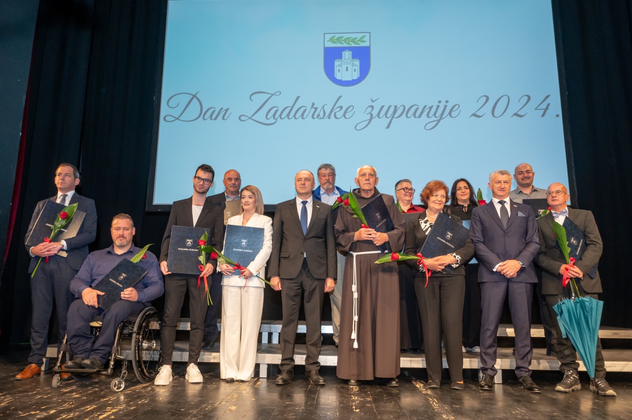 Objavljen Pozivni natječaj za dostavu prijedloga za dodjelu javnih priznanja Zadarske županije