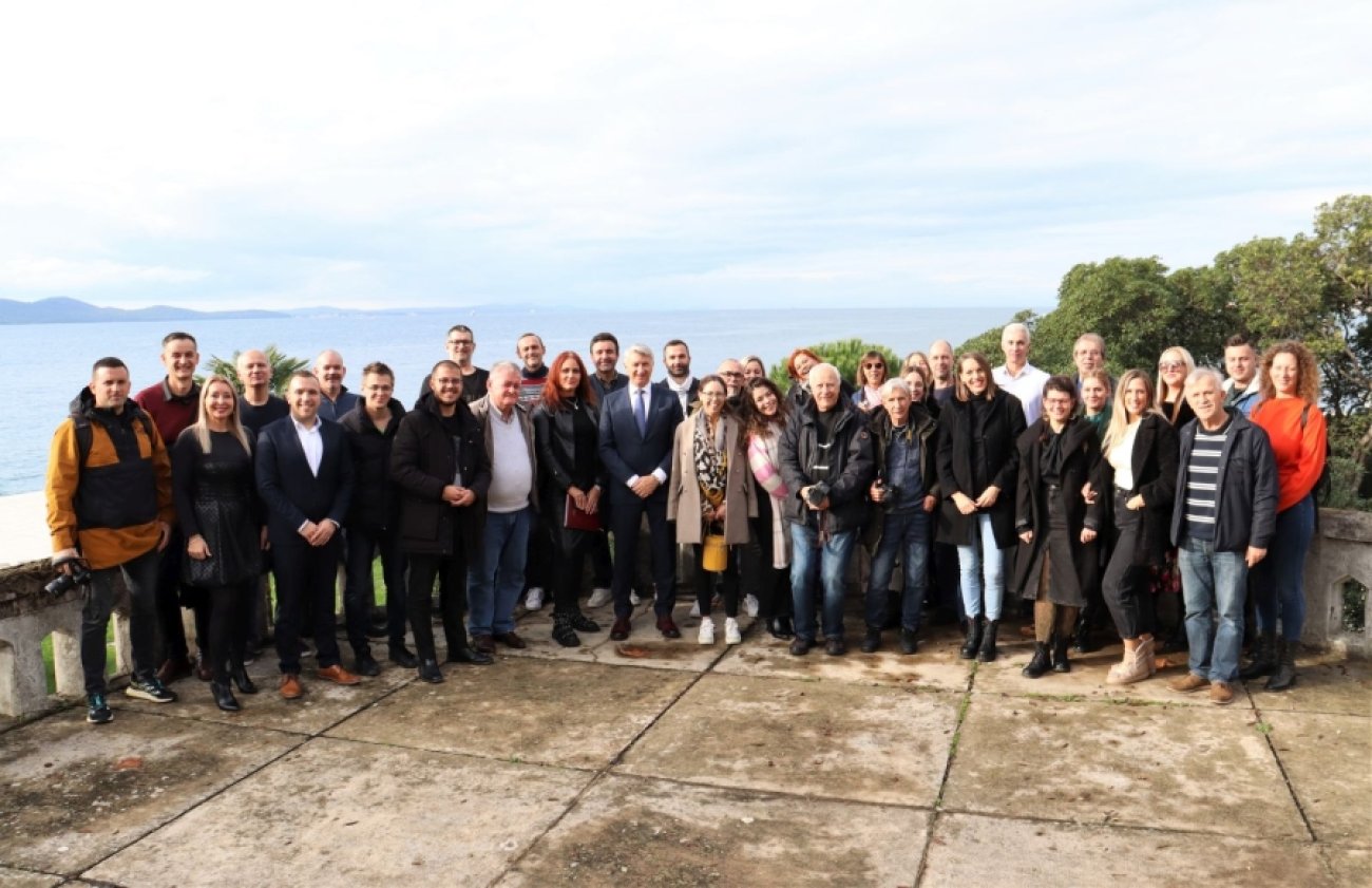 Župan Longin primio novinare, fotografe i snimatelje zadarskih redakcija