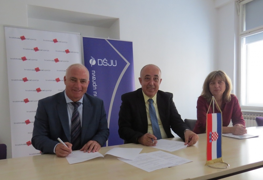 Hrvatska zajednica županija i Državna škola za javnu upravu potpisale Sporazum o suradnji