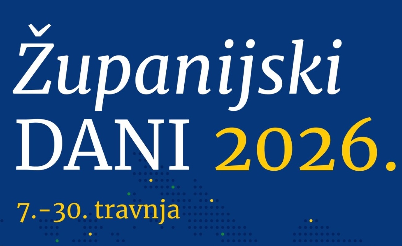 Županijski dani 2026. – Travanj u znaku kulture, sporta i zajedništva