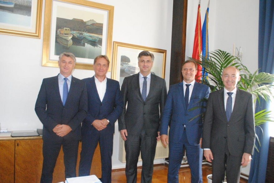 Predsjednik Vlade RH  Andrej Plenković posjetio  Zadarsku županiju
