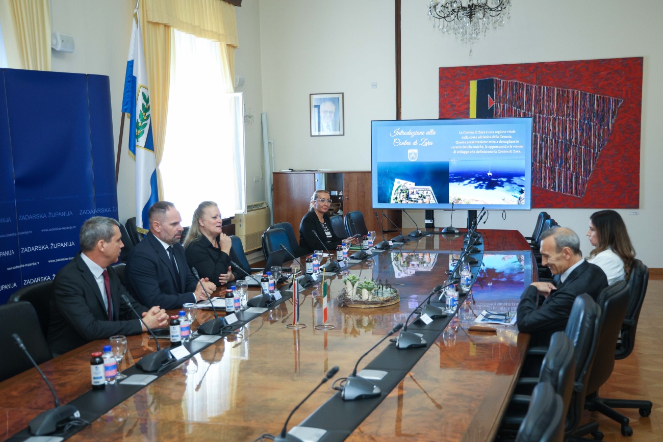 Veleposlanik Talijanske Republike Paolo Trichilo u nastupnom posjetu Zadarskoj županiji