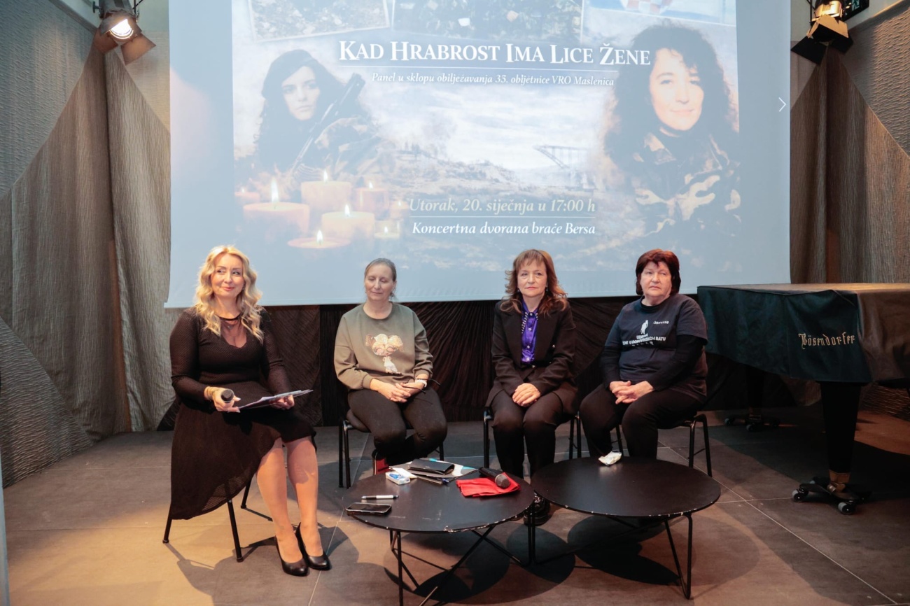 Kad hrabrost ima lice žene – snažna svjedočanstva žena Domovinskog rata u povodu 33. obljetnice VRO Maslenica