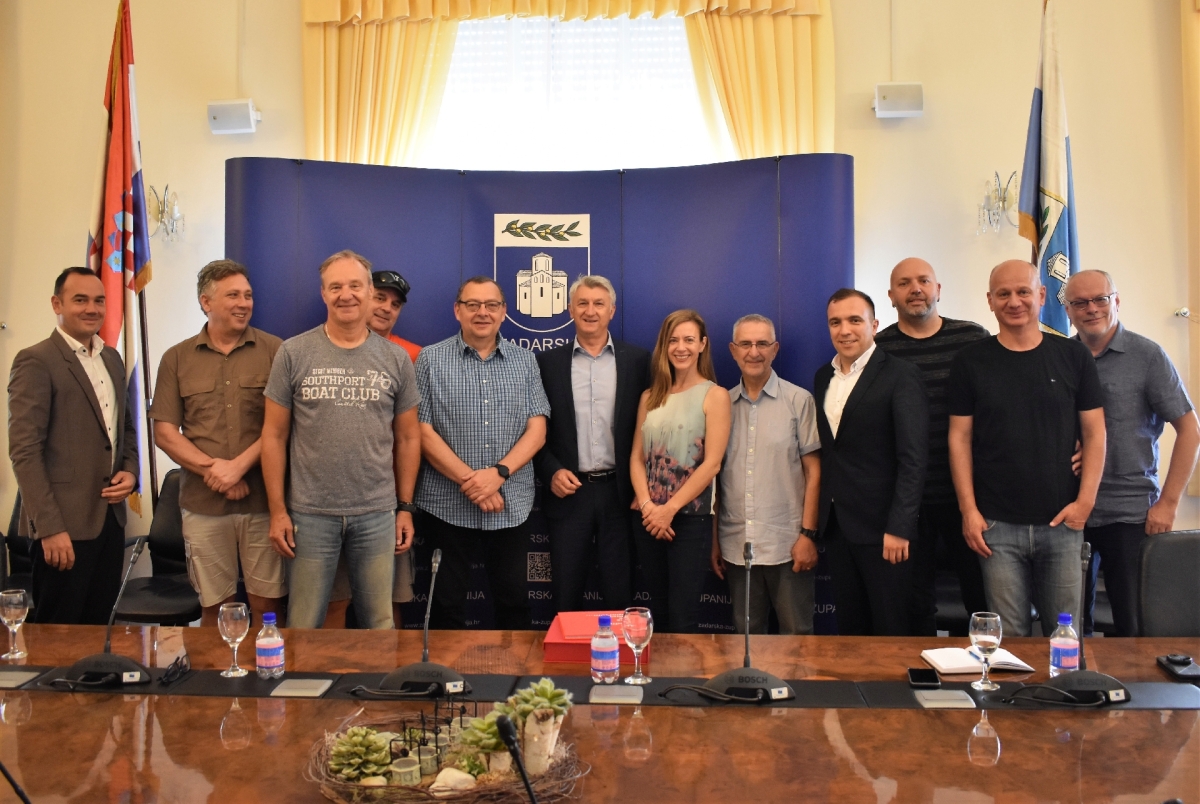 Izvršni odbor Hrvatskog zbora sportskih novinara boravio je proteklih dana u Zadarskoj županiji