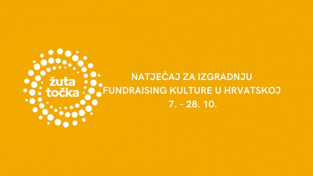 Počinje natječaj za udruge u sklopu projekta Žuta točka!