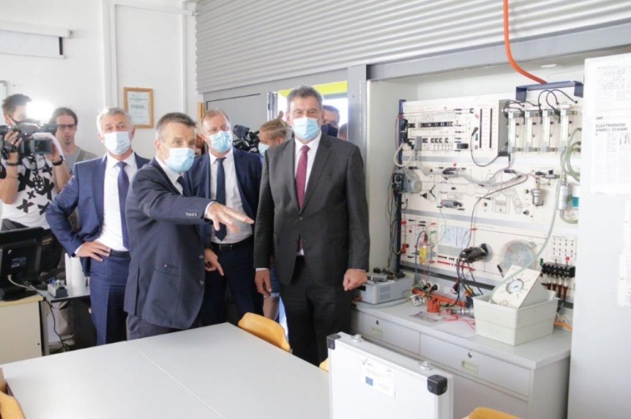 Ministar Fuchs posjetio Strukovnu školu Vice Vlatkovića